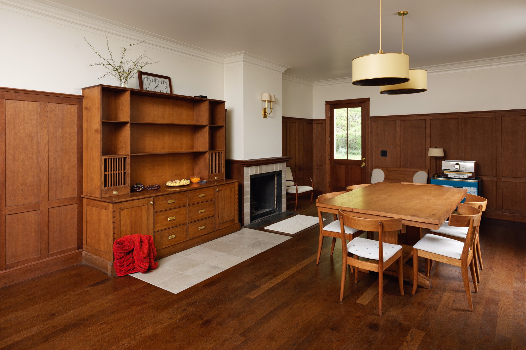 Restored 1920s craftsman interior after a whole-home remodel in Linden Hills